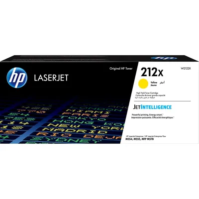 Картридж HP W2122X (212X), желтый, 10000 стр.