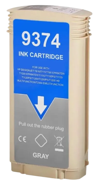 -/ Струйный картридж NV Print 72 (NV-C9374A) Gray для HP DesignJet T1100, T1120, T1200, T1300,  T610, T620, T770, T790, T2300, T795 (130 мл)