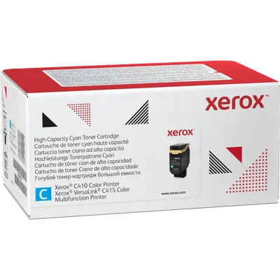 Тонер-картридж Xerox 006R04765 стандартный, синий Xerox VLC410/415 (7000 страниц)/Cyan High Capacity Toner Cartridge, Xerox VLC410/415 (7,000 Pages)