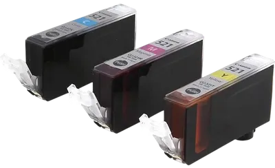 Картридж струйный Canon CLI-521 (2934B010) голубой/пурпурный/желтый набор карт. для Canon Pixma MP540/620/630/980