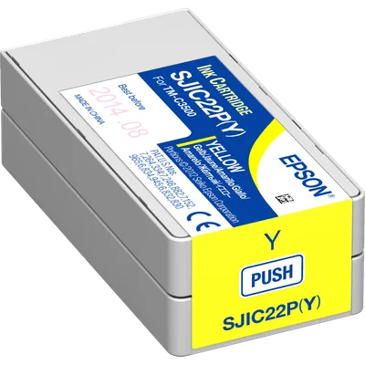 Картридж струйный Epson C33S020604 (C33S020604), желтый, оригинальный