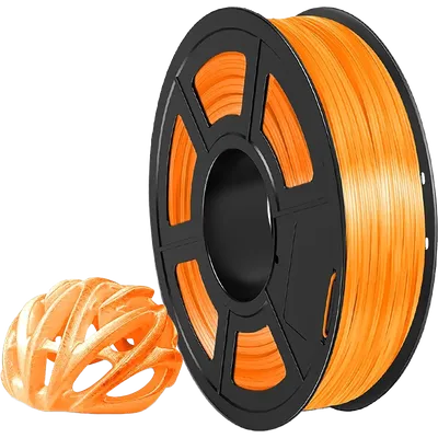 NV-3D-TPU-TRANS-ORANGE Филамент  TPU Trans. Orange для 3D печати диаметр 1.75мм  длина 165 метров  масса 0,5 кг