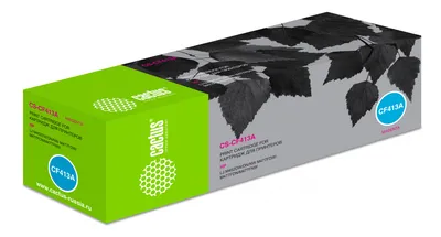 Картридж лазерный Cactus CS-CF413A для HP Color LaserJet M452DW, DN, NW, M477FDW, M477FDN, M477FNW, пурпурный, 2300 стр.
