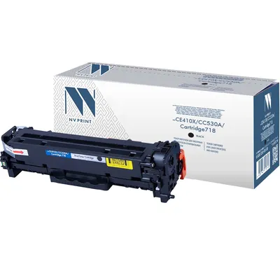 Картридж лазерный NV Print NV-CE410X/CC530A/718Bk, Black, для HP/Canon