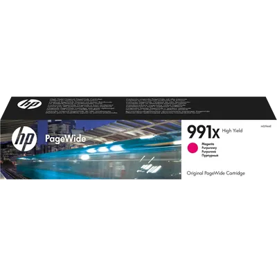 Картридж HP 991X Magenta для PageWide 750dw/755dn/772dn/774dn/777z/779dn FlwMFP E77660z (16000 стр) ( M0J94AE )
