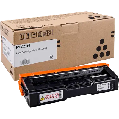 Тонер-картридж Ricoh 407716, SP C252HE Black, 6500 стр.