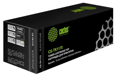Картридж лазерный CACTUS CS-TK1170 черный ((7200стр.) для Kyocera Ecosys M2040dn/ M2540dn/M2640idw) (CS-TK1170)