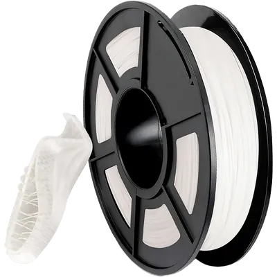 NV-3D-TPU-WHITE Филамент NVPRINT TPU White для 3D печати диаметр 1.75мм  длина 165  метров  масса  0,5 кг