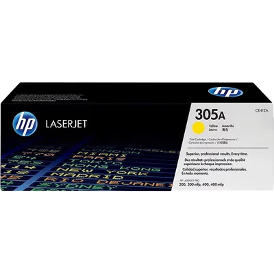 HP CE412A Картридж ,Yellow{CLJ Pro 300 Color M351 /Pro 400 Color M451/Pro 300 Color MFP M375/Pro 400 Color MFP M475, Yellow, (2 600 стр.)}