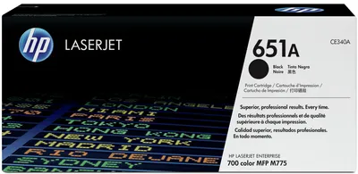 Картридж HP CE340A (651A), черный, 13500 стр.