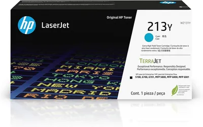 HP W2131Y Тонер-картридж/ HP 213Y Cyan Extra High Yield  Original  LaserJet  Toner Cartridge