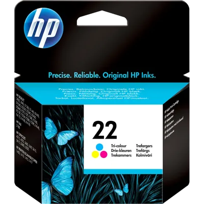 Картридж HP 22 Tri-colour для DJ F370/F375/F380/3920/3940/D1360/D1460/ D1470/D1560/D2330/D2360/D2430/D2460/F2180/F2187/F2280/F2290/F4140/F4172/F4180/F4190 Officejet 4315/4355/5605/5607/5610/5615//J3680/J5520 PSC 1402/1410/1415/1417 Fax 3180 (165 стр) ( C9352AE )