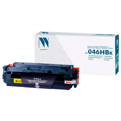 Картридж лазерный NVPrint совместимый NV-046H черный для Canon i-SENSYS LBP653Cdw/LBP654Cx/MF732Cdw/MF734Cdw/MF735Cx (6300k)