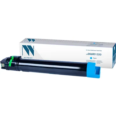 Картридж лазерный NVPrint совместимый Xerox 006R01520 Cyan для WorkCentre 7525/7530/7535/7545/7556/7830/7835/7845/7855/7970 (15000k)