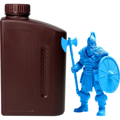 NV-3D-STD-RESIN-CLR-BLUE Фотополимерная смола NV PRINT Standard Resin Clear Blue для 3D  печати  1  кг (бут)