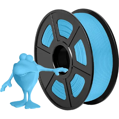 Филамент NV PRINT PLA Matte Light Blue Матовый светло-голубой для 3D печати диаметр 1.75мм  длина 330 метров  масса 1 кг