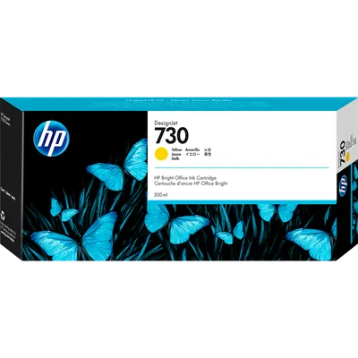 HP 730 P2V70A Картридж HP желтый   {HP DesignJet T1700, (300 мл)}