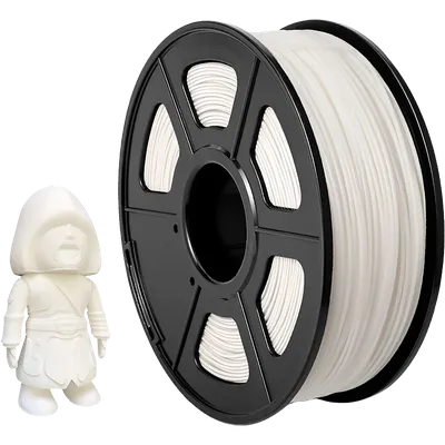 -/ Филамент NVPRINT ABS White для 3D печати диаметр 1.75мм  длина 330 метров  масса 1 кг