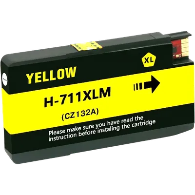 -/ Струйный картридж NV Print 711 (NV-CZ132A) Yellow для HP Designjet T120/T520 (29 мл) совместимый
