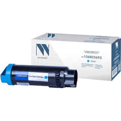 Картридж лазерный NVPrint совместимый NV-106R03693 Cyan для Xerox Phaser 6510/WorkCentre 6515 (4300k)