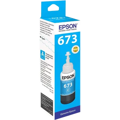 Чернила Epson C13T673298, голубые, 70 мл