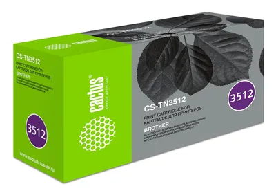 Картридж лазерный Cactus CS-TN3512, черный, 12000 стр., для Brother DCP L6600DW/HL-L6250DN