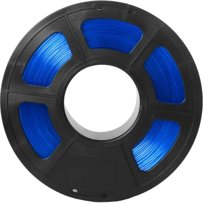 -/ Филамент NVPRINT PETG Clear Blue Прозрачно-синий для 3D печати диаметр 1.75мм    масса 1 кг