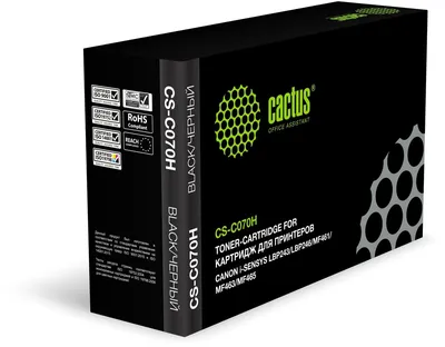 Тонер-картридж CACTUS CS-C070H, черный, 10200 стр.