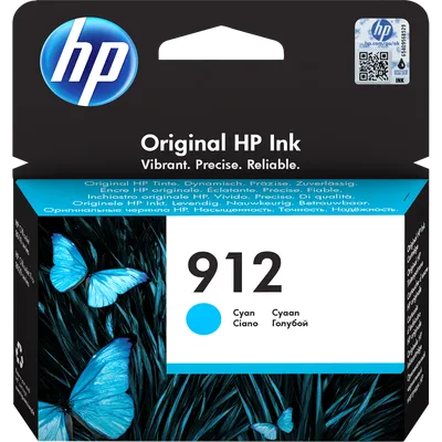 Картридж струйный HP 912 3YL77AE голубой (315стр.) для HP OfficeJet 801x/802x