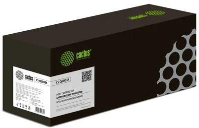 -/ Картридж лазерный Cactus CS-Q6003A Q6003A пурпурный (2000стр.) для HP CLJ 1600/2600N/M1015/M1017