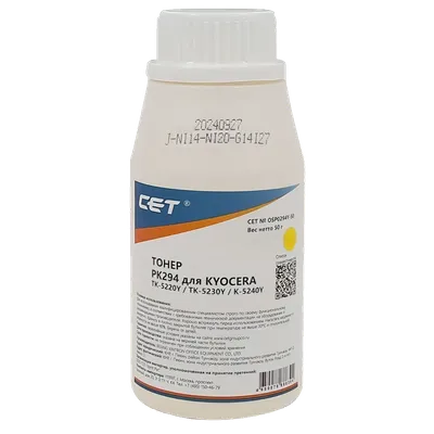 Тонер CET OSP0294Y-50, Yellow, для Kyocera ECOSYS, 50г