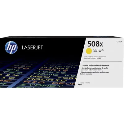 CF362X - 508X Yellow LaserJet Toner Cartridge for Color LaserJet Enterprise M552/M553/M577, up to 9500 pages Увеличенной емкости
