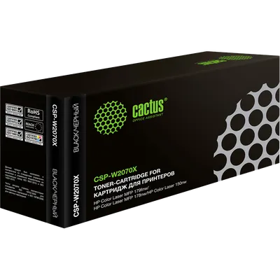 <109923> Картридж лазерный Cactus CSP-W2070X для HP Color Laser 150a/150nw/178nw MFP/179fnw черный [CSP-W2070X]
