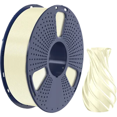 NV-3D-TPU-SILK-CREAM-WHITE  Филамент NV PRINT TPU Silk Cream White для 3D печати диаметр 1.75мм длина 330  метров  масс