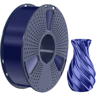 NV-3D-TPU-SILK-DARK-BLUE  Филамент NV PRINT TPU Silk Dark Blue тёмно-синий для 3D печати диаметр 1.75мм  длина 330 метр