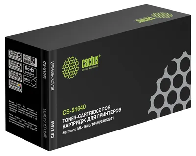 Картридж лазерный Cactus CS-S1640, черный, 1500 стр., для Samsung ML-1640/2240