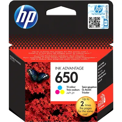 Картридж HP 650 Tri-colour для Deskjet Ink Advantage 1015/1515/2515/2545/2645/3515/3545/4515/4645 (200 стр) ( CZ102AE )