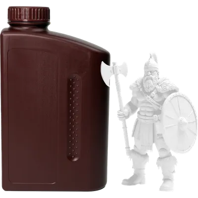 Фотополимерная смола NV Print NV-3D-WATER-WASHABLE-RESIN-WHITE, водовымываемая, 1кг