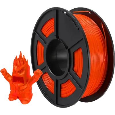 Филамент NV PRINT PETG Orange для 3D печати оранжевый диаметр 1.75мм  длина 330 метров  масса 1 кг