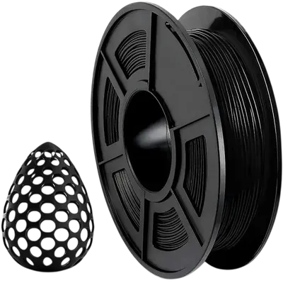 NV-3D-TPU-BLACK-1 Филамент NV PRINT TPU Black для 3D печати диаметр 1.75мм  масса 1 кг