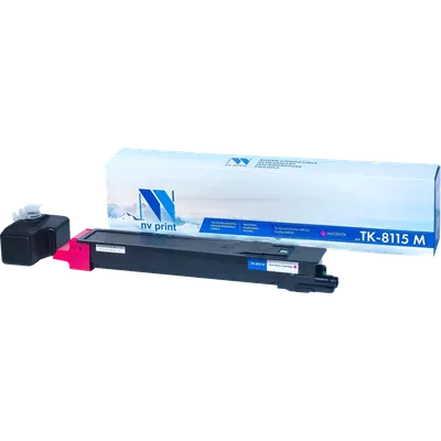 Картридж лазерный NV-Print NV-TK8115M, для Kyocera EcoSys-M8124/EcoSys-M8130, пурпурный, 6000 стр.