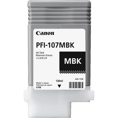 Картридж струйный Canon PFI-107MBK (6704B001) черный матовый (130 мл) для Canon iP F680/685/780/785