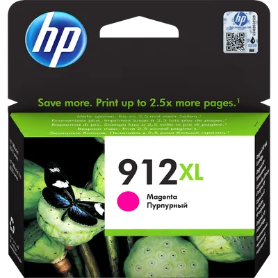 Картридж струйный HP 912XL 3YL82AE пурпурный (825 стр.) для HP OfficeJet 801x/802x