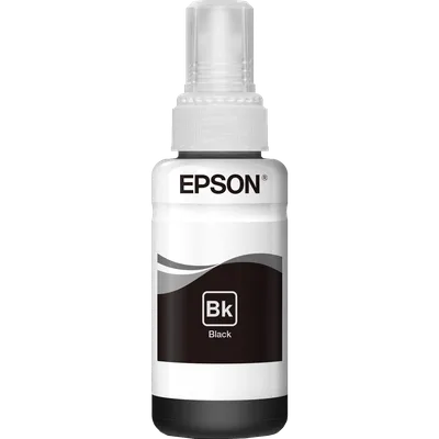 Чернила Epson C13T66414A, 70мл, черный, для L100/L110/L120/L200/L210