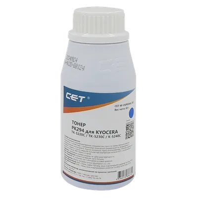 Тонер CET OSP0294C-50, голубой, 50г, для Kyocera ECOSYS