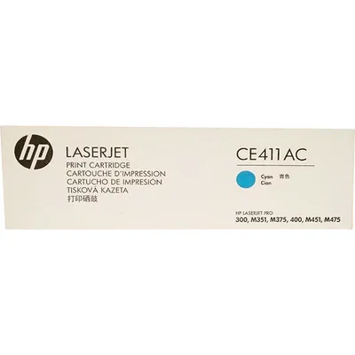 (Спец.цена) Оригинальный картридж HP CE411AC (305A) в корпоративной упаковке для принтера HP Color LaserJet M351/ M375/ M451/ M475 CLJ Pro 300 Color M351/ Pro 400 Color M451/ Pro 300 Color MFP M375/ Pro 400 Color MFP M475 cyan, 2600 страниц