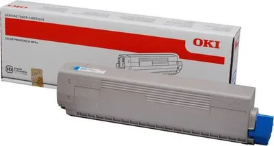 Тонер-картридж Oki 44844507, Cyan, 10K, для C831/C841