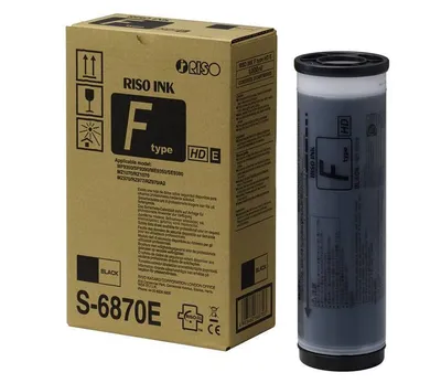 S-8134E - Краска черная Riso HD FII TYPE (Старый артикул S-6870E кратность поставки 2 шт., цена за ед.))