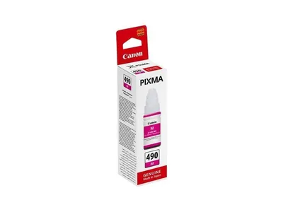 Чернила Canon 0665C001, GI-490M, Magenta, 70 мл, для Pixma G