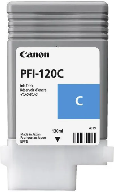 Струйный картридж Canon PFI-120C, голубой, 130мл